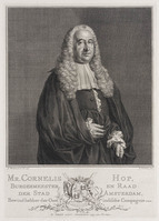 KG 06988
<br/>
Portret Cornelis Hop
<br/>
<em>Houbraken, Jacob (1698-1780)</em>
